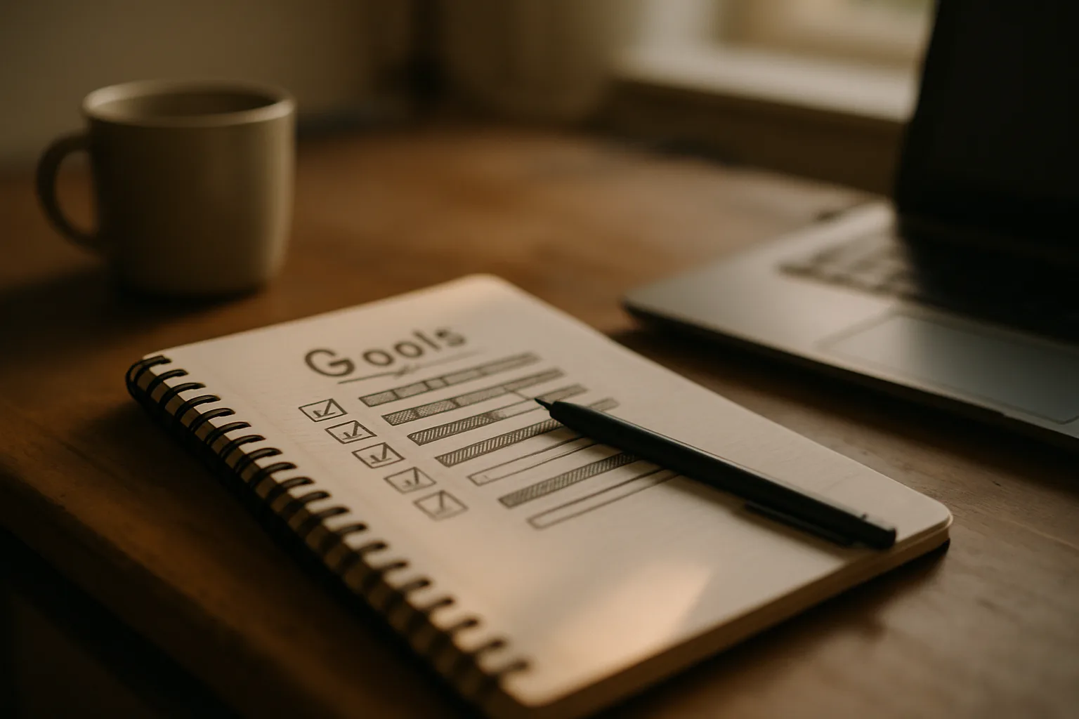 An advisor's desk between appointments